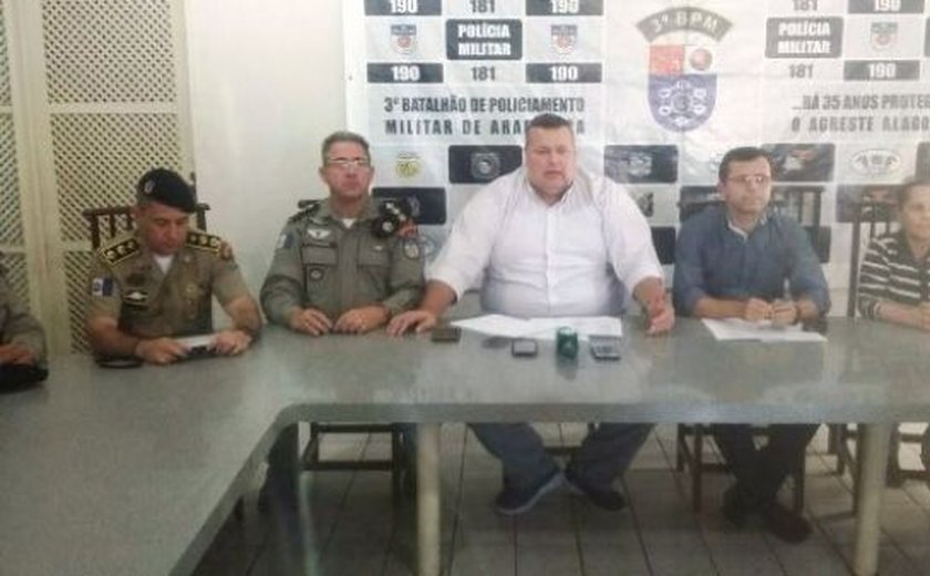 Operação policial no Agreste de Alagoas resulta na prisão de 18 pessoas