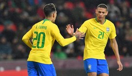 Com gol do alagoano Firmino, Brasil vence República Tcheca