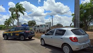 PRF em Alagoas prende dois homens por receptação de veículo