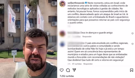 'Posso ouvir o barulho dos mísseis lá fora', diz prefeito de Macaé abrigado em bunker em Israel