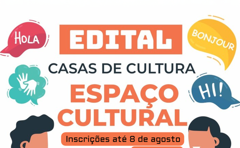Casas de Cultura abrem inscrições para 300 vagas em cursos de idiomas