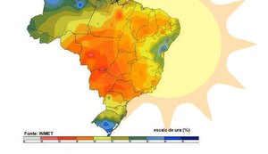 Onda de calor e baixa umidade marcam semana na maior parte do país