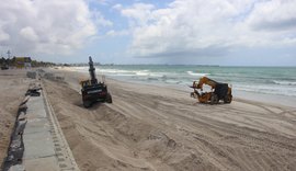 Obra de contenção no Pontal da Barra avança e chega a 90% de conclusão