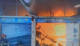 Incêndio atinge lojas do Mercado da Produção