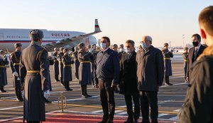 Jair Bolsonaro desembarca na Rússia