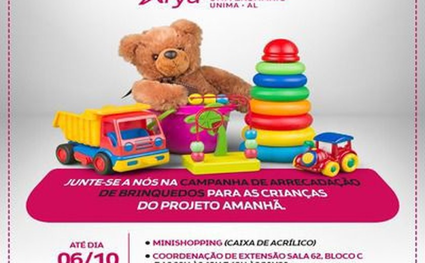 Afya Maceió/Unima realiza campanha solidária para o Dia das Crianças