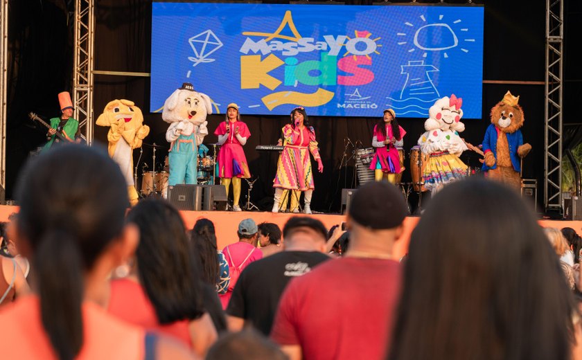 Festival Massayó Kids marca fim de semana com alegria, diversão e brincadeiras