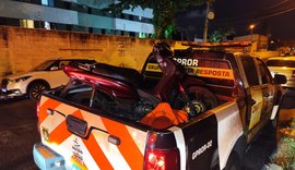 Ciclomotor com registro de roubo é recuperado em operação do DMTT