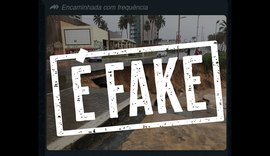 É fake! Chuvas não abriram nova cratera na orla de Cruz das Almas