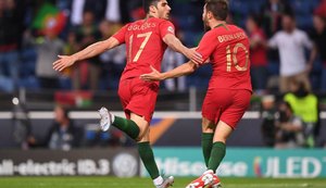 Portugal vence Holanda com gol de Gonçalo Guedes e é campeã da Liga das Nações