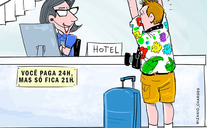 O lobby dos hotéis