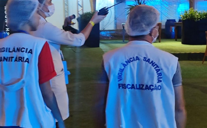 Vigilância Sanitária fiscaliza 13 eventos no Réveillon