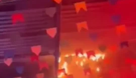 Princípio de incêndio em estabelecimento comercial no Jaraguá assusta clientes em Maceió