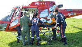 Alagoano vítima de acidente no CE é transferido para Maceió pelo Serviço Aeromédico