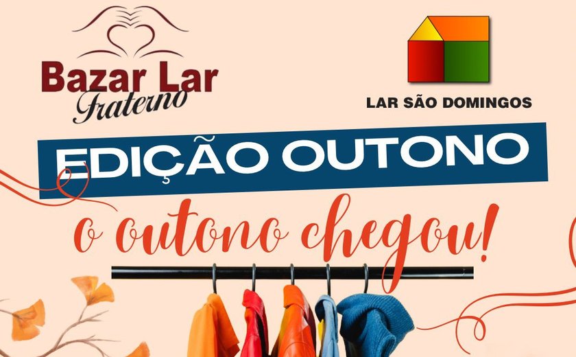 Bazar Lar Fraterno movimenta economia circular neste domingo (8)