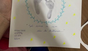Mães do Hospital Regional de Arapiraca recebem desenhos da placenta de seus filhos
