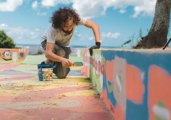 Cultura valoriza artistas plásticos que idealizam intervenções urbanas em espaços públicos