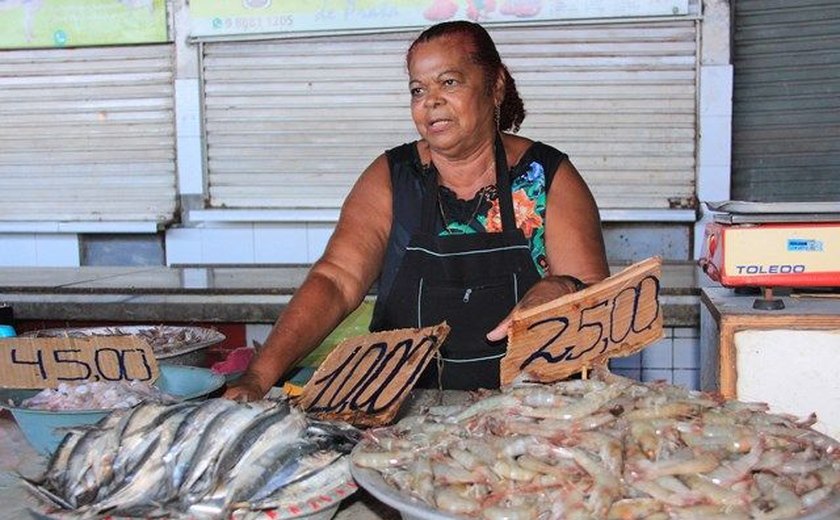 Procura por pescados ainda é baixa em Maceió