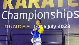 Alagoano brilha na Escócia e é campeão mundial de karatê