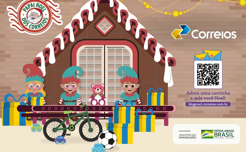 Campanha Papai Noel dos Correios 2022 será lançada nesta quinta-feira (17)