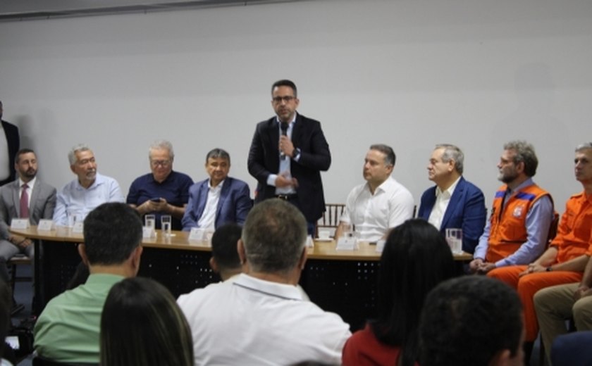 CBMAL participa de coletiva de imprensa sobre os danos causados pelas chuvas