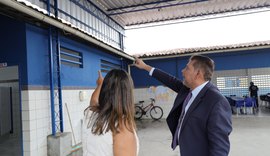 MP/AL fiscaliza Escola Municipal Dr. Denisson Luiz Cerqueira Menezes e acompanha demandas estruturais e de segurança