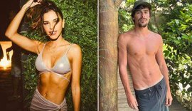 Mariana Rios e Bruno Montaleone beijam muito em Fernando de Noronha