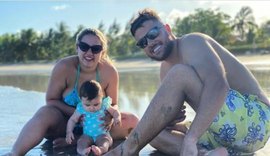 Cantor Zé Neto e sua mulher passam férias em Maragogi