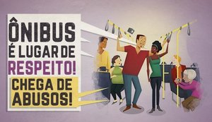 Sinturb lança campanha contra assédio dentro dos coletivos