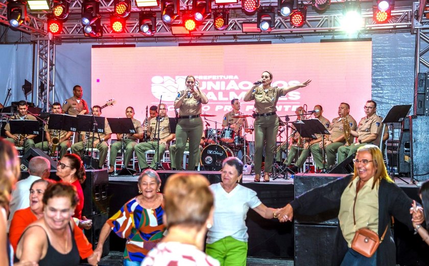 Banda da PM leva boa música para União dos Palmares com o Caravana Musical