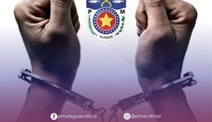 PM prende três foragidos da Justiça acusados de homicídios em Alagoas