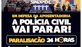 Policiais civis realizam paralisação de 24 horas nesta sexta