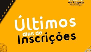 Últimos dias de inscrições do V Prêmio de Incentivo à Produção Audiovisual