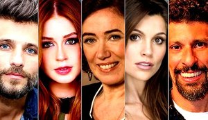 Globo reúne elenco de O Sétimo Guardião e detona Aguinaldo Silva