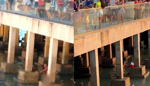 Homem pego se masturbando escondido em base de concreto do Marco dos Corais é liberado pela polícia