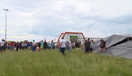 Manifestantes acampam antes do julgamento do recurso de Lula no TRF-4