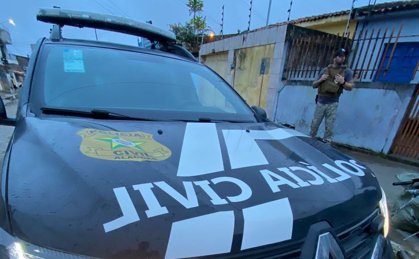 PC/AL prende suspeitos de tráfico e apreende menor por latrocínio em operação no Agreste