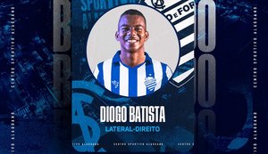 CSA anuncia contratação do lateral-direito Diogo Batista
