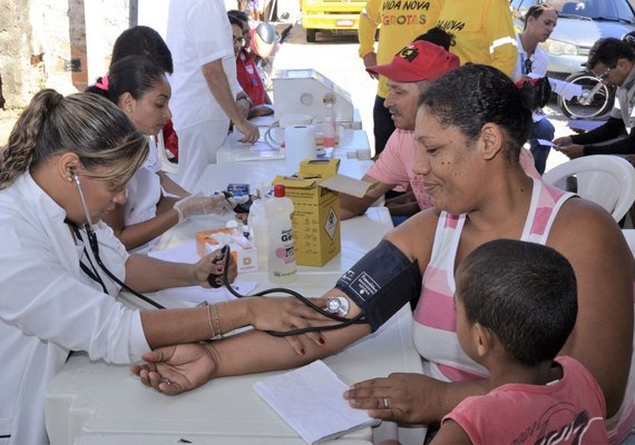 Secretaria leva serviços de saúde aos moradores da Grota do Pau d’Arco