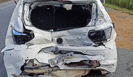 Engavetamento envolvendo quatro veículos na BR-424 deixa feridos em Pilar