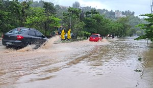 Semarh informa que Alagoas entrou em alerta máximo por conta das fortes chuvas