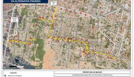 Ruas dos bairros afundados serão fechadas a partir desta segunda-feira (5)