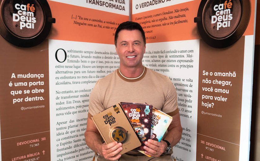 Maceió recebe a Tour 'Café com Deus Pai' com Junior Rostirola