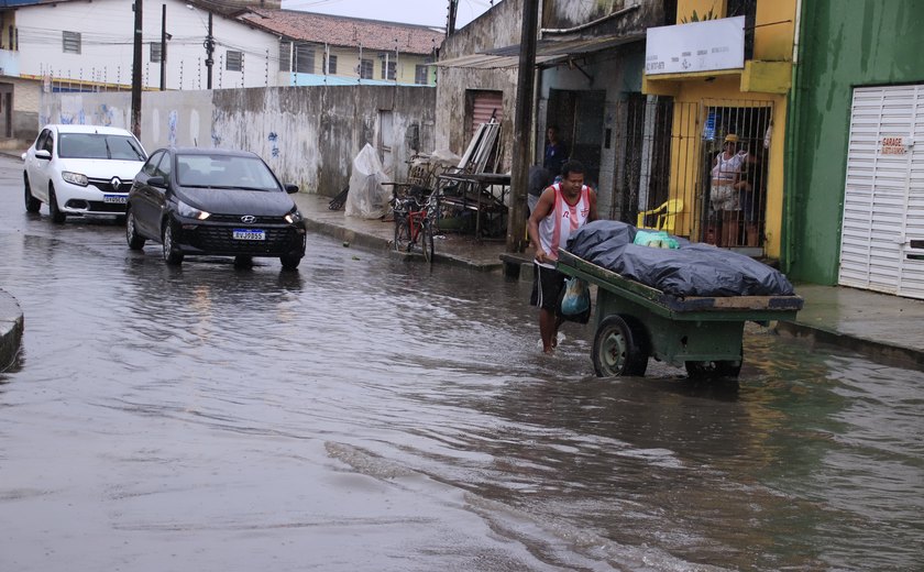 Inmet atualiza alerta de chuvas para todo o estado de Alagoas até o sábado (16)