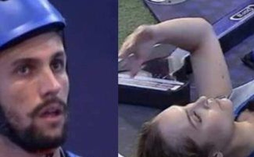 Arthur revolta o público após virar as costas para Carla enquanto sister passa mal