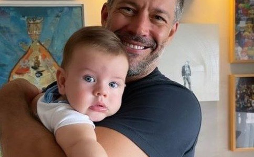 Filho de Malvino Salvador, de apenas 6 meses, é internado às pressas na UTI