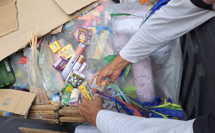 Segurança Cidadã apreende fogos de artifício vendidos ilegalmente