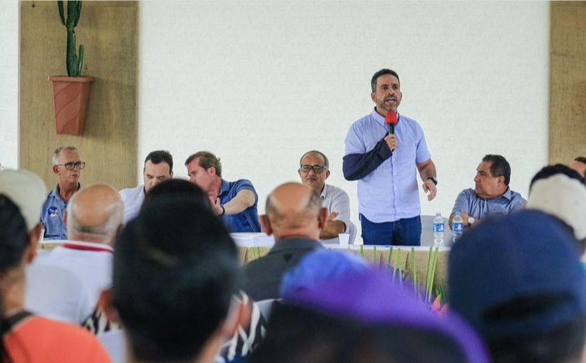 Em Tapera/AL governador Paulo Dantas promete construir tão esperada rodovia no município