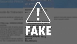 Site apócrifo incentiva automedicação contra Covid-19