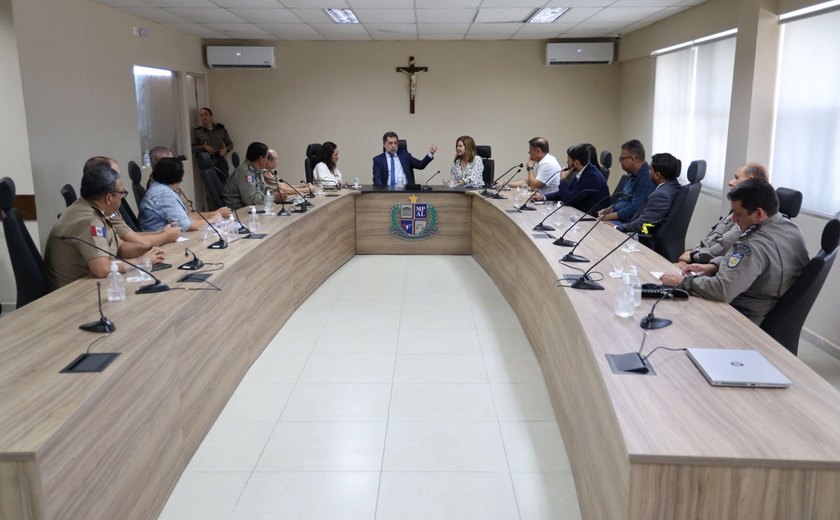 Reunião no MP/AL alinha retomada de convênio entre PM, Detran e Sefaz para modernização de BPTran e BPRv